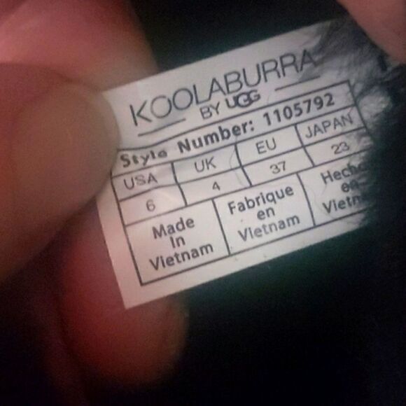 KOOLABURRA BY UGG Womens REMLEY 1105792 Black Suede Buckle Boots Size 6 - Picture 5 of 10